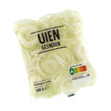Uien gesneden